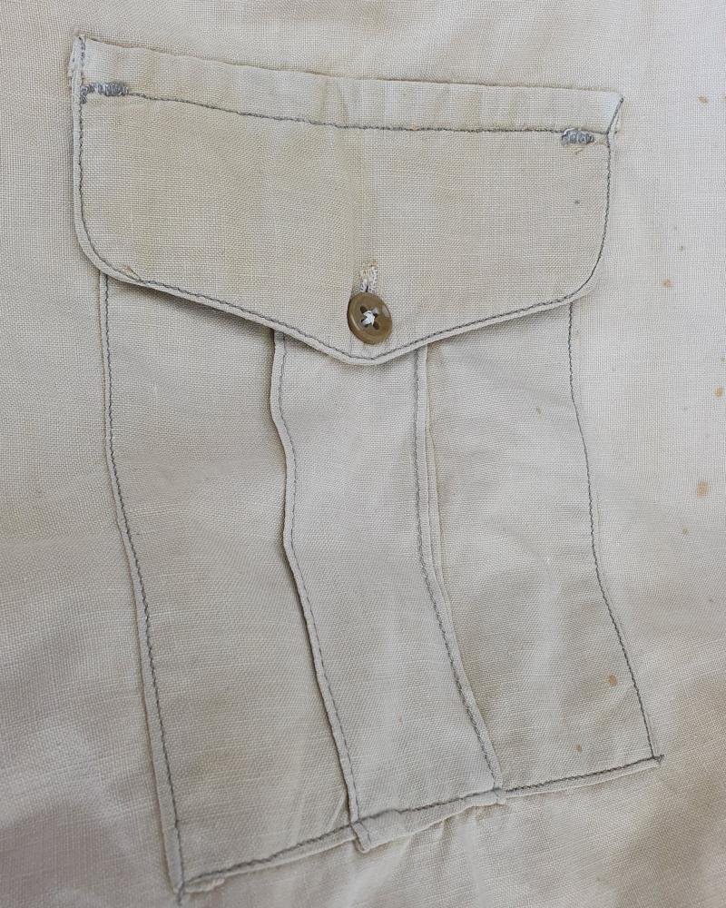 wehmacht TRICOT SHIRT with a SS-Sturmscharführer camo insignia — image 7