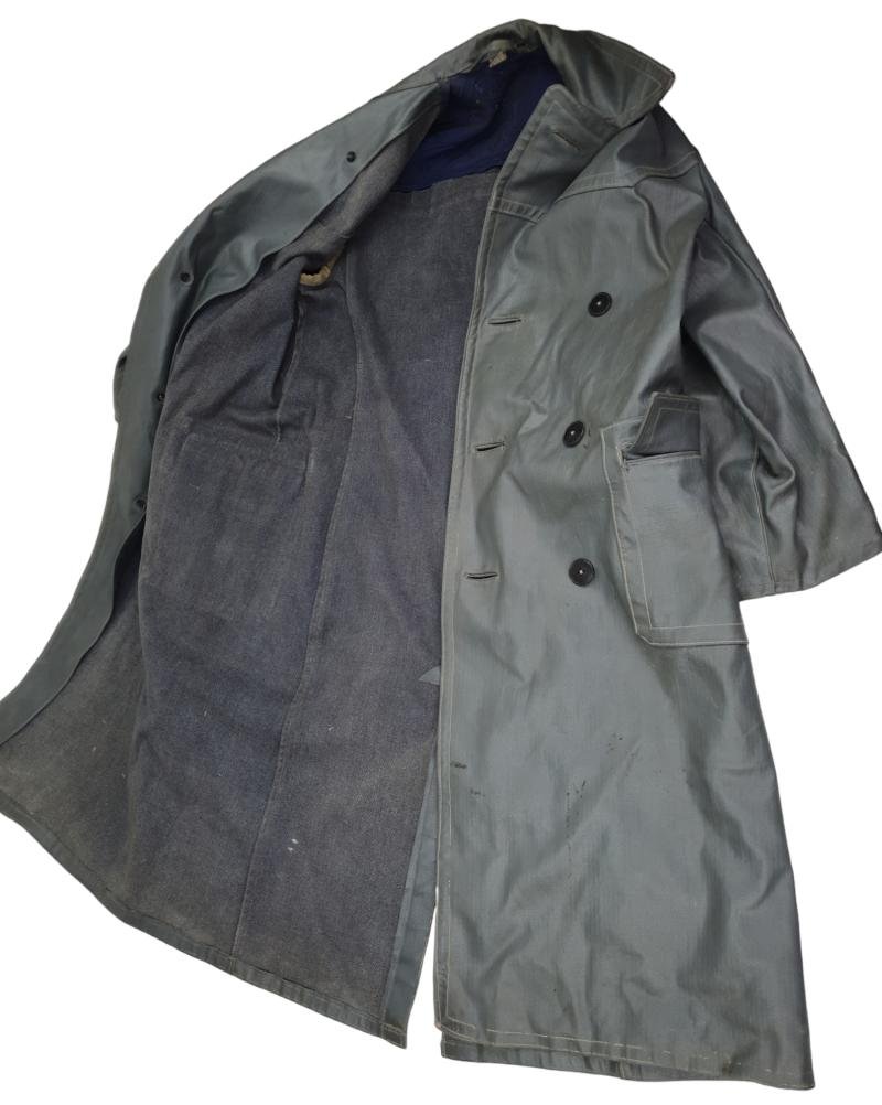 a leather Kriegsmarine overcoat — image 3
