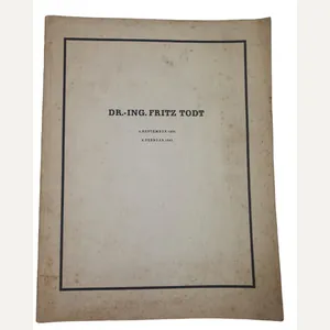 A german wehrmacht dr.-ing fritz todt magazine