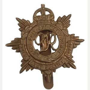 a british ww2 Royal Army Service Corps Cap Badge