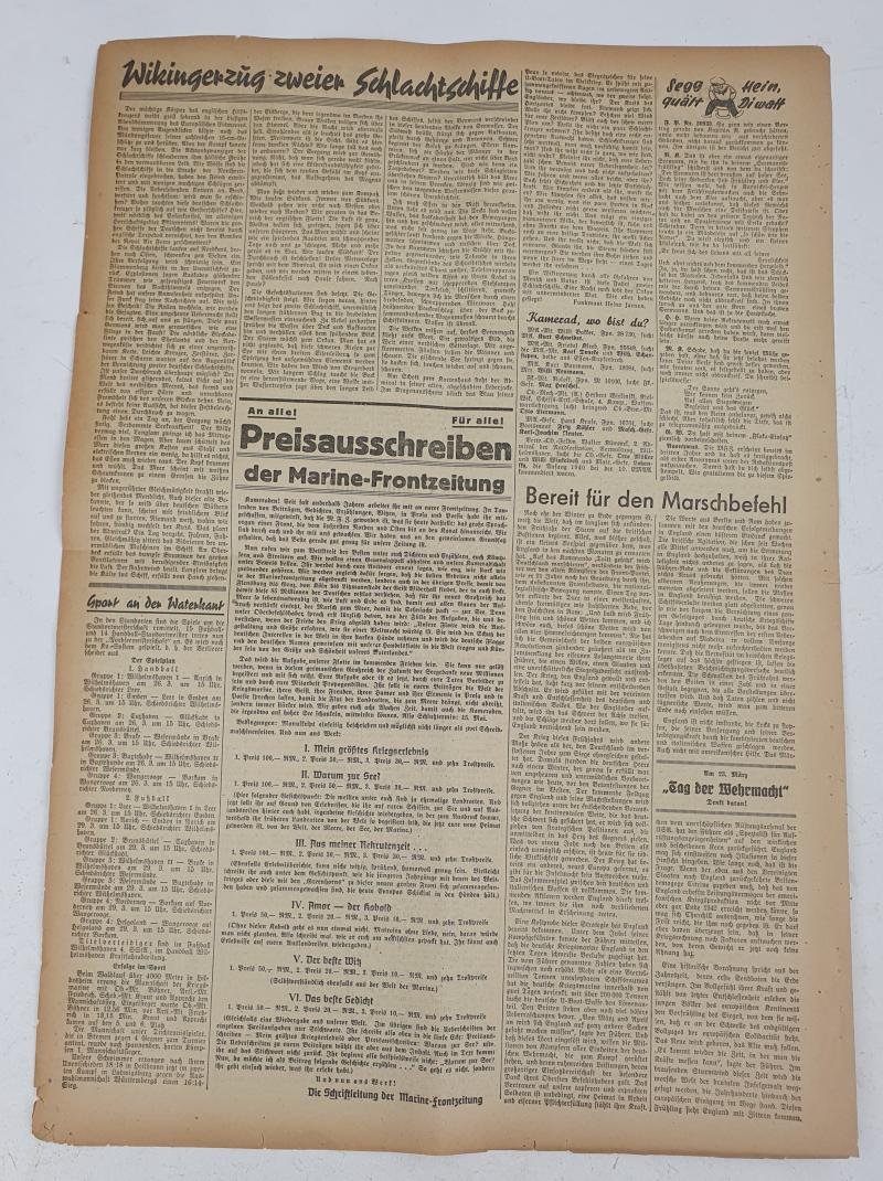 A german ww2 newspaper 'marine-frontzeitung' — image 3