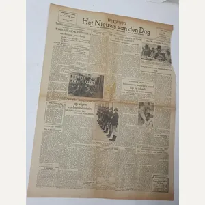 a Dutch ww2 newspaper the 'het nieuws van den dag …