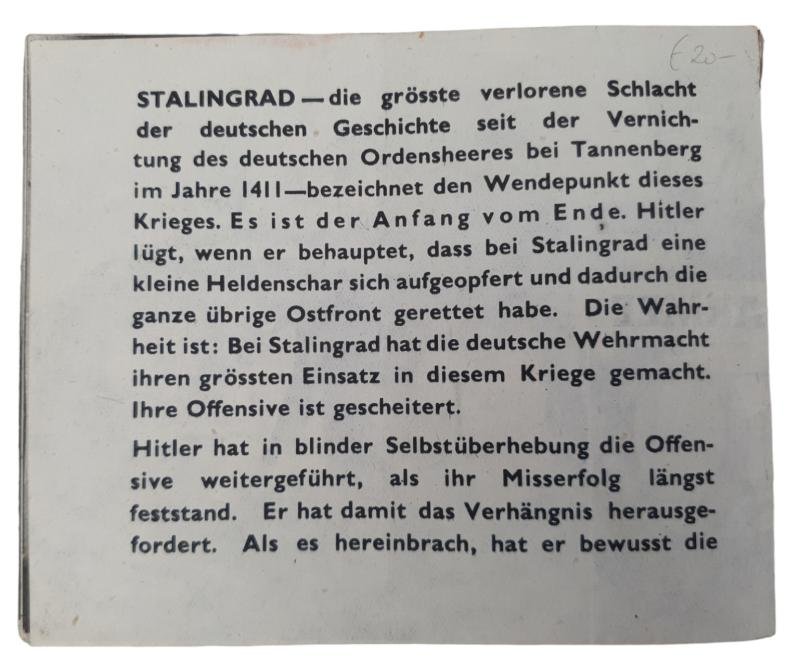 a american ww2 propaganda drop flyer — image 9