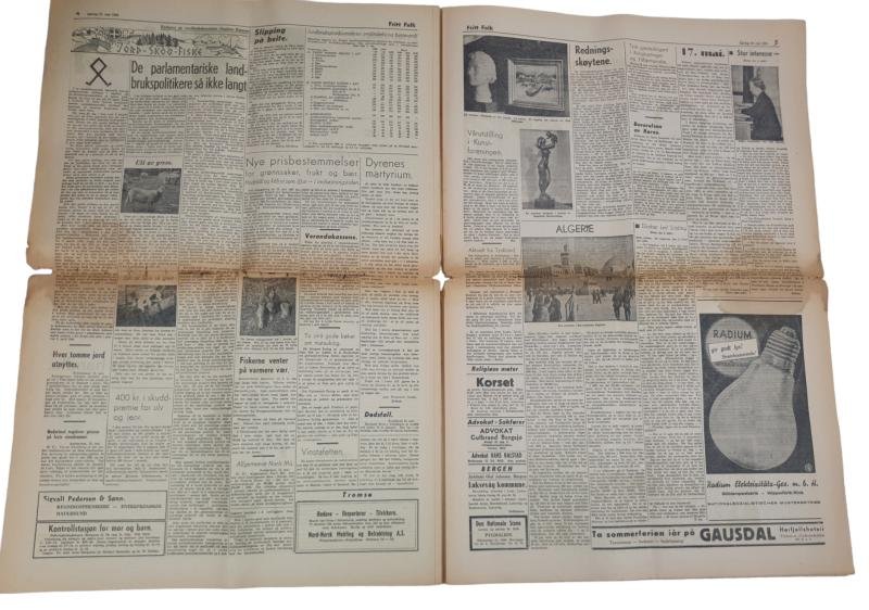 a Norwegian ww2 newspaper 'fritt folk — image 2