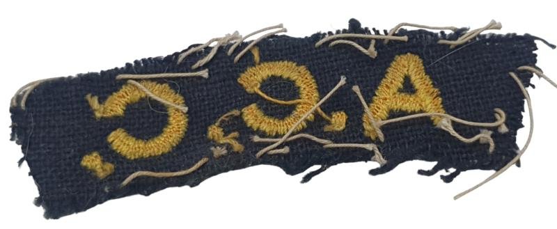 a british ww2 army catering corps shoulderpatch — image 2