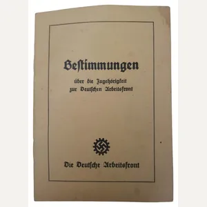 A german ww2 the provisionsabout belonging to the German Labor …