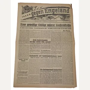 a german ww2 newspaper 'marine-frontzeitung'