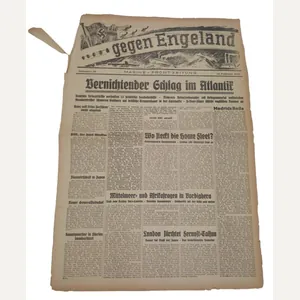 a german ww2 newspaper 'marine-frontzeitung'