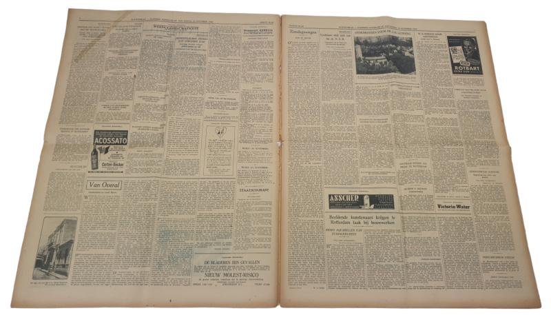 a Dutch ww2 newspaper in nice used condition the 'algemeen handelsblad ' — image 2