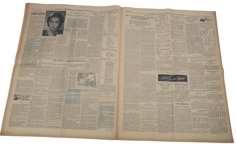 a Dutch ww2 newspaper in nice used condition the 'algemeen handelsblad ' — image 4