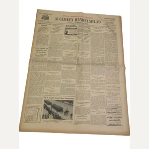 a Dutch ww2 newspaper in nice used condition the 'algemeen …