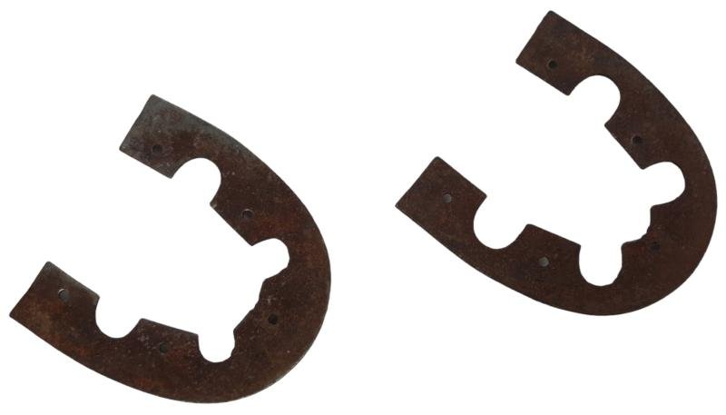 a set off wehrmacht boots heel irons — image 2
