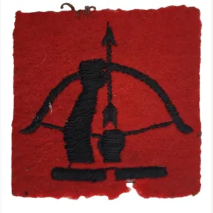 a british ww2 anti aircraft command wolven patch