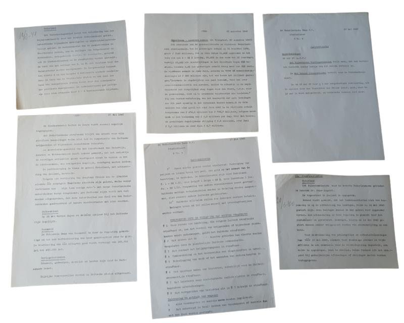 a set with 38 radio news messages from the Dutch bank in May 1940 with the invasion of Germany in the Netherlands — image 6