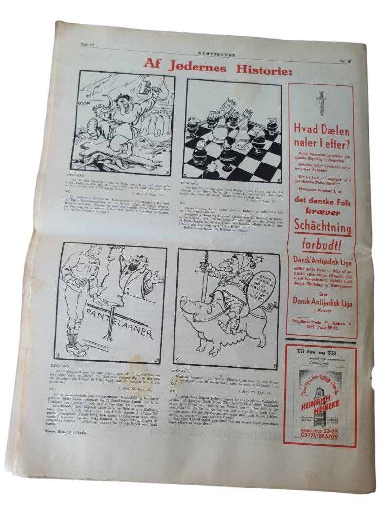 Danish ww2 'Kamptegnet' antisemitic newspaper — image 7