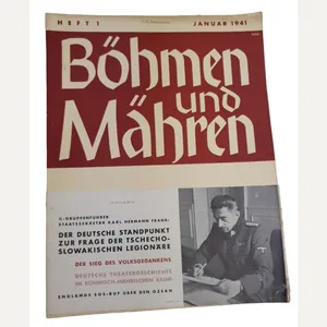 a German ww2 ss magazine Böhmen und mähren