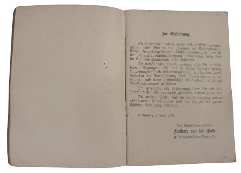 NS-Kriegerbund/Kyffhäuserbund Dienstanweisung für die Gliederungsführer — image 4