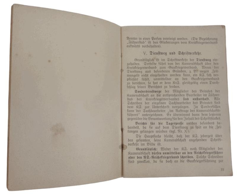 NS-Kriegerbund/Kyffhäuserbund Dienstanweisung für die Gliederungsführer — image 6