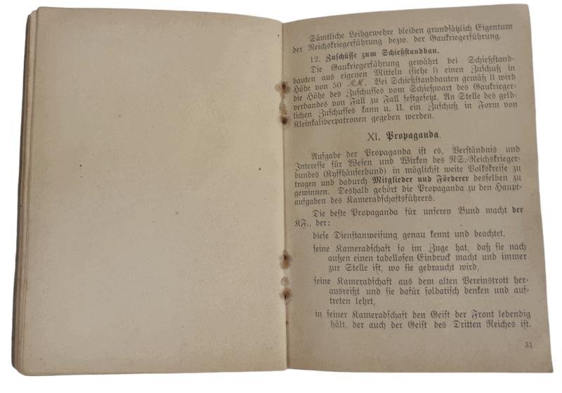 NS-Kriegerbund/Kyffhäuserbund Dienstanweisung für die Gliederungsführer — image 9