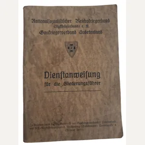 NS-Kriegerbund/Kyffhäuserbund Dienstanweisung für die Gliederungsführer