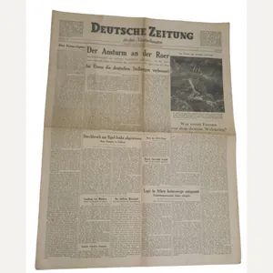 ww2 newspaper 'deutsche zeitung