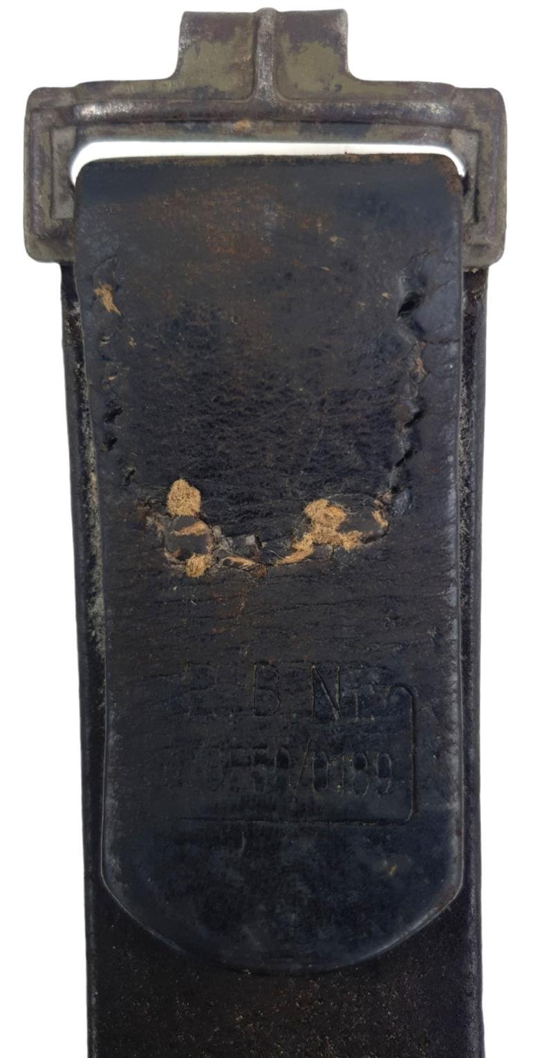 a german leather equipment belt — image 3