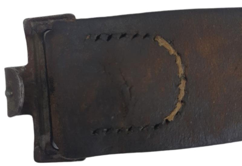 a german leather equipment belt — image 4