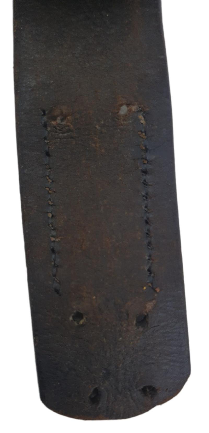 a german leather equipment belt — image 5