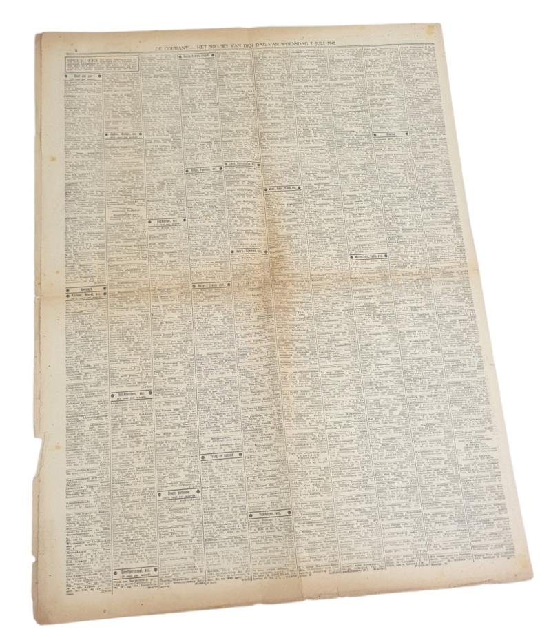 a Dutch ww2 newspaper in nice used condition the 'het nieuws van den dag ' — image 3