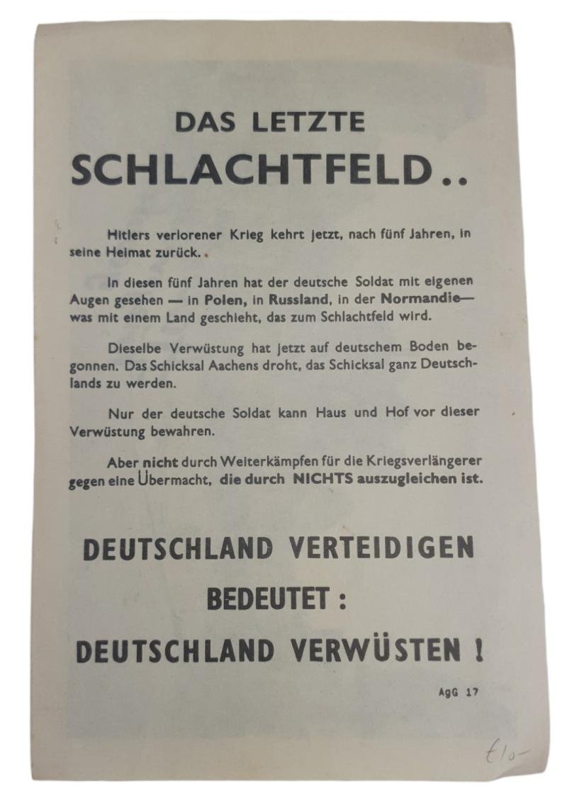 a set off 5 american ww2 propaganda drop flyer — image 2