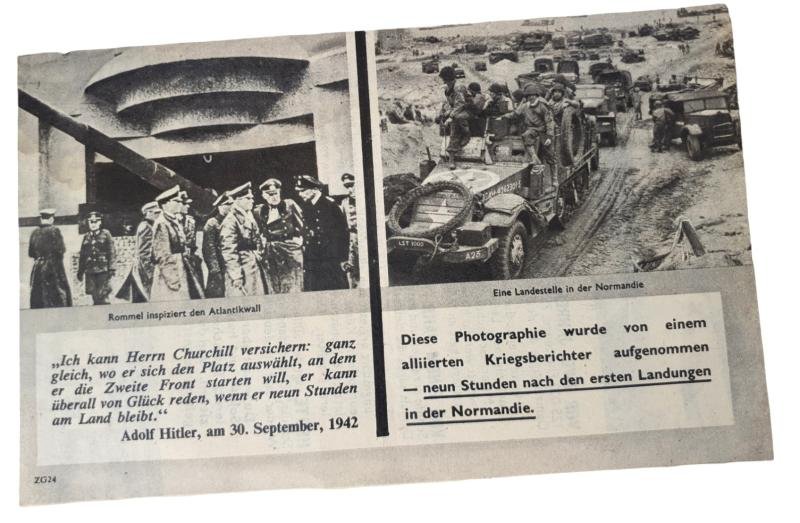 a set off 5 american ww2 propaganda drop flyer — image 4