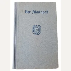 A german 1930 period family lineage booklet AHNENPASS