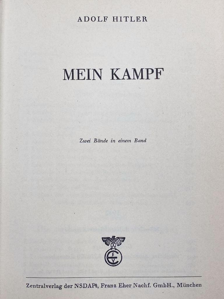 german ww2 wedding mein kampf with an original picture and negative — image 10