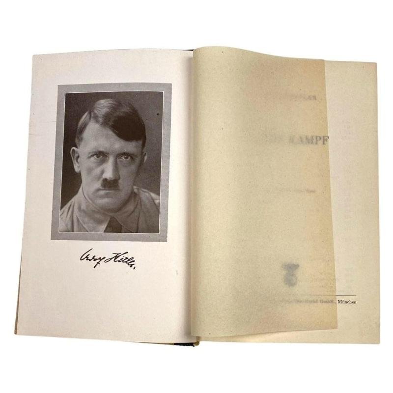 german ww2 wedding mein kampf with an original picture and negative — image 7