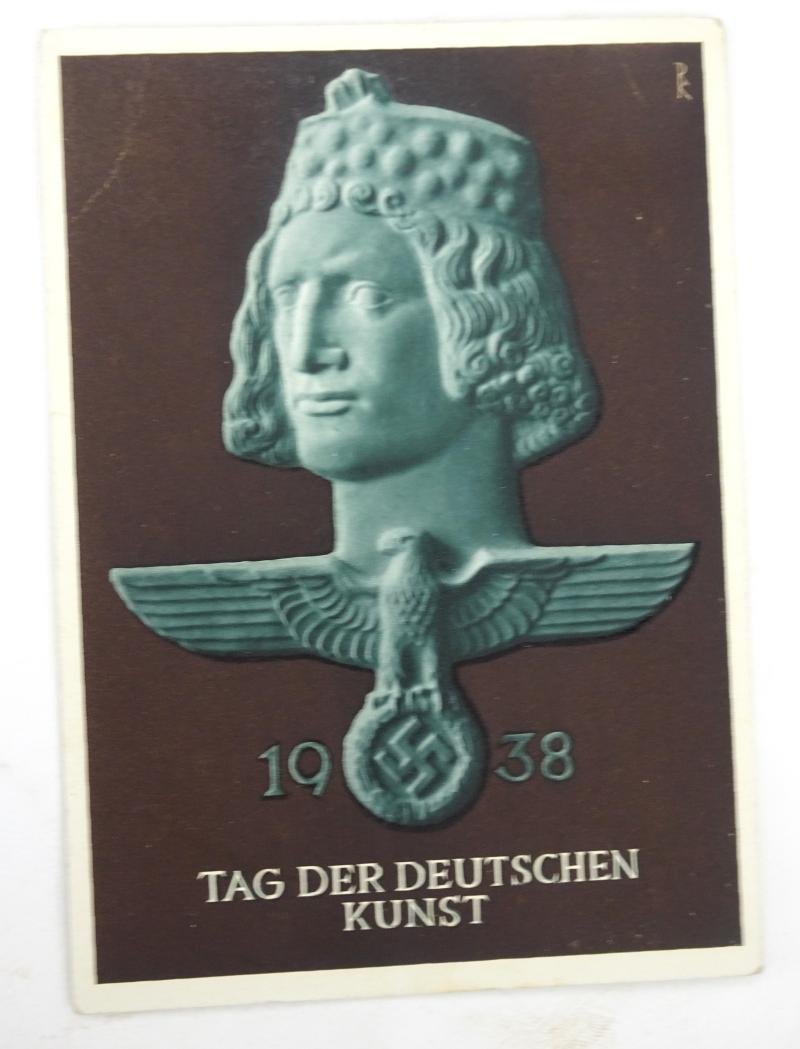 a german ww2 pre-war drawn post card — image 2