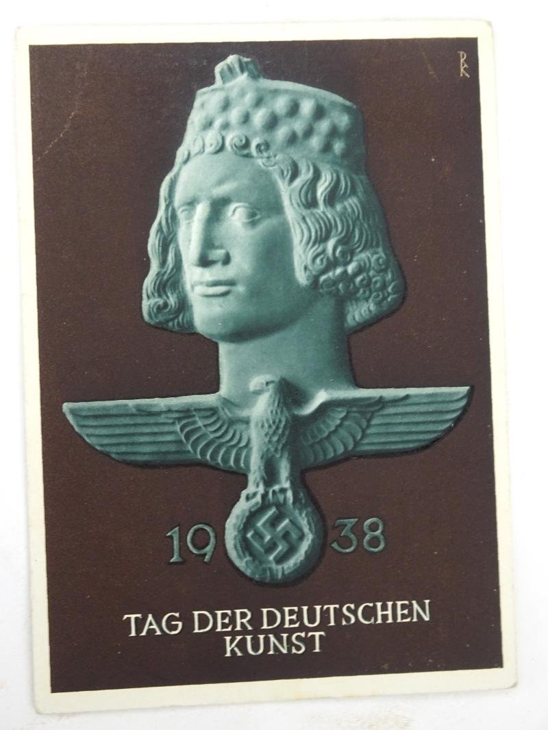 a german ww2 pre-war drawn post card — image 3