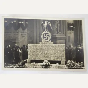 a rare german ww2 pre-war drawn post card