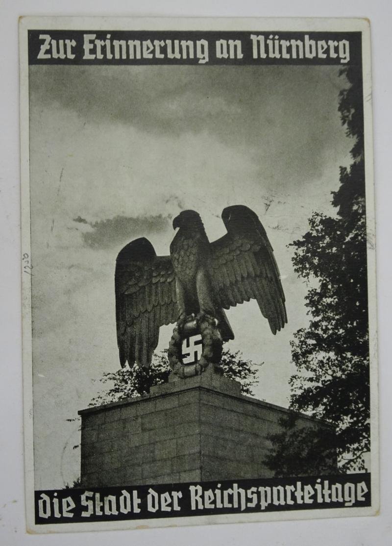 a rare german ww2 pre-war drawn post card — image 2