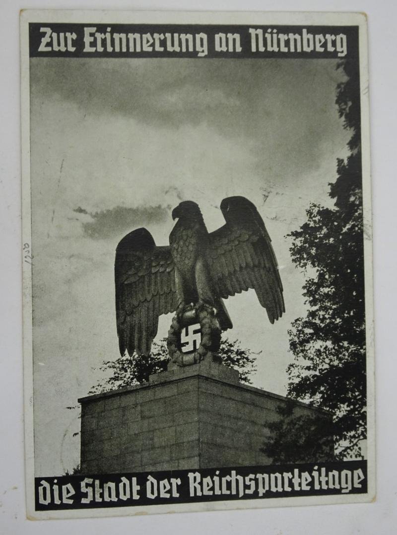 a rare german ww2 pre-war drawn post card — image 3