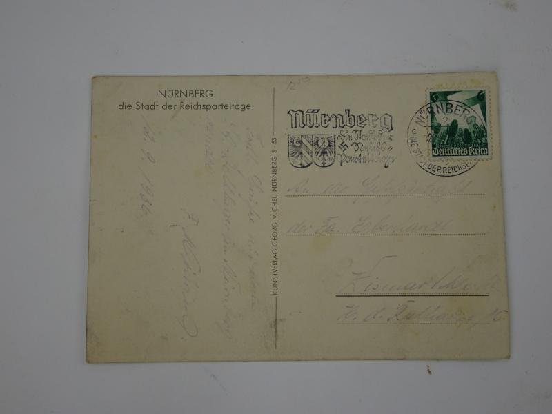 a rare german ww2 pre-war drawn post card — image 5