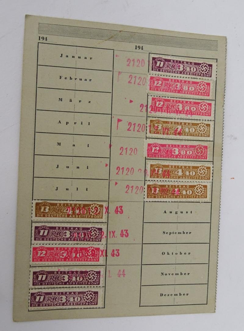 a foreign deutse arbeitsfront support card — image 5