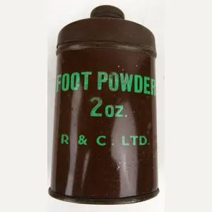 a britisch ww2 foot powder 2 oz