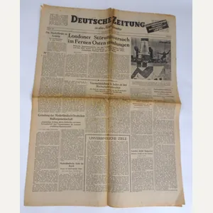 german ww2 newspaper 'deutsche zeitung in den niederlanden''