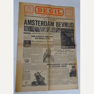 A dutch ww2 liberation newspaper