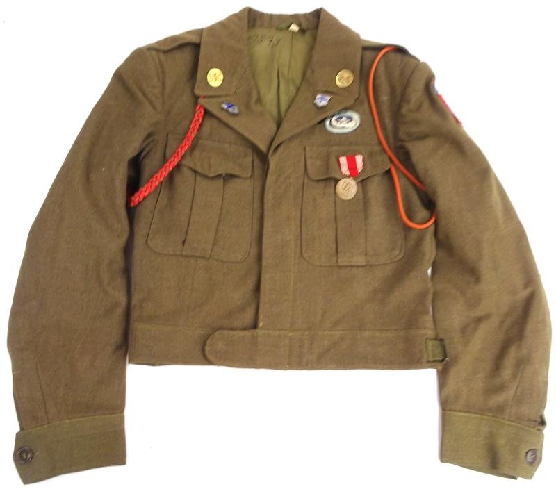 a US 82nd AB, 325th Glider Infantry Uniform and site cap — image 2