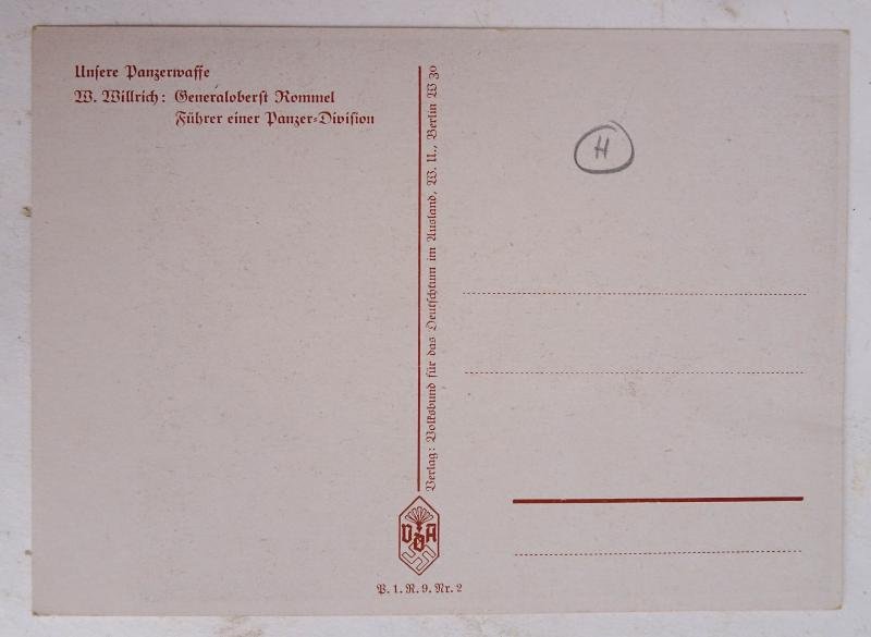 a very rare postcard with a signed portrait of Erwin Rommel — image 5
