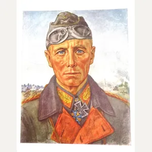 a very rare postcard with a signed portrait of Erwin …