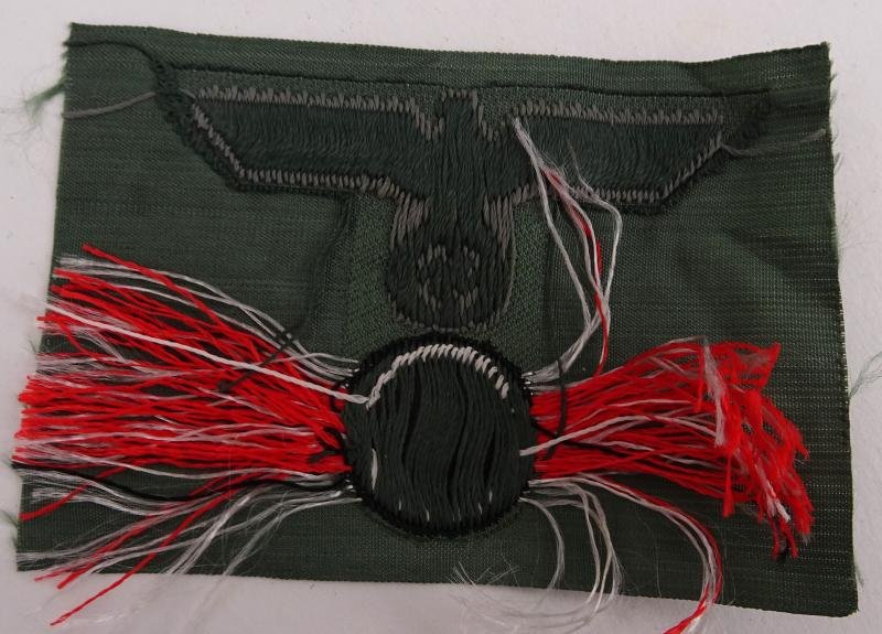 A wehrmacht m42 trapezoid bevo cap insignia — image 4