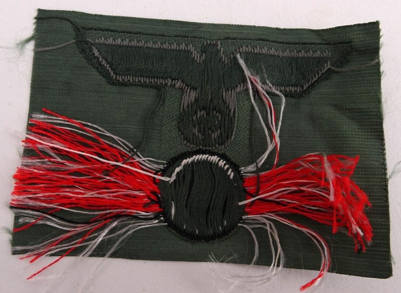 A wehrmacht m42 trapezoid bevo cap insignia — image 5