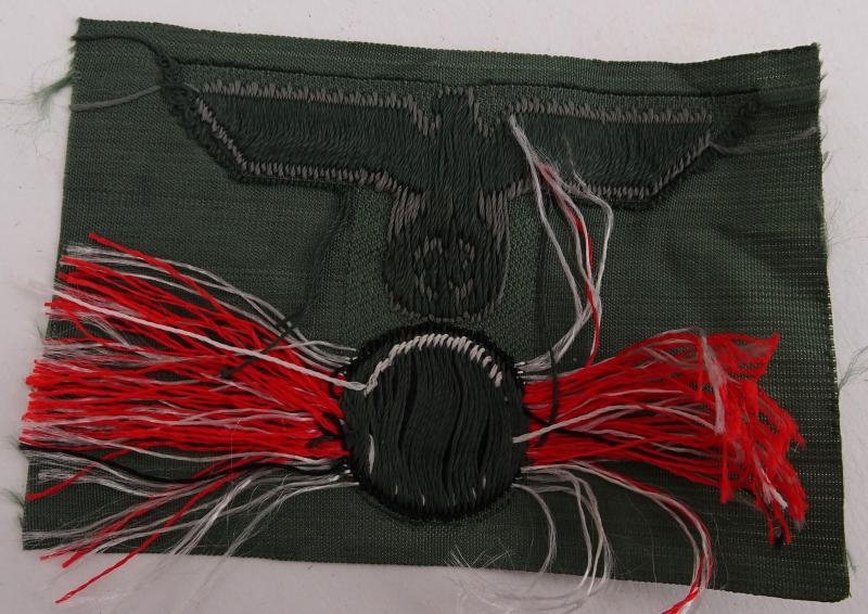 A wehrmacht m42 trapezoid bevo cap insignia — image 6